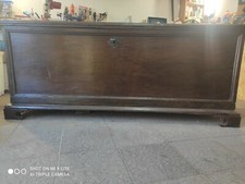 Cassapanca in noce massello - epoca 1600