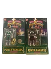 Vintage Mighty Auto Morphin Power Rangers Tommy Green/Zach Sealed Figures 1994