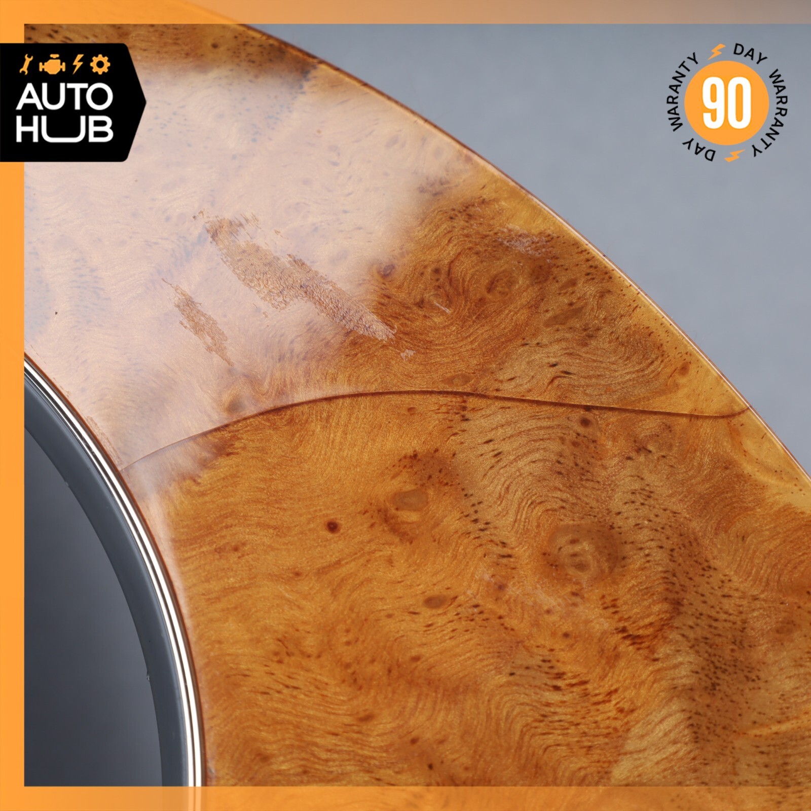 03-13 Bentley Continental GT GTC Dash Panel Speedometer Bezel Trim Wood OEM