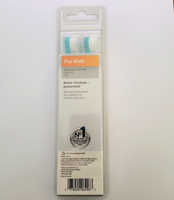 Philips Sonicare Replacement Toothbrush Head For Kids Extra Soft Compact 3 Pack
