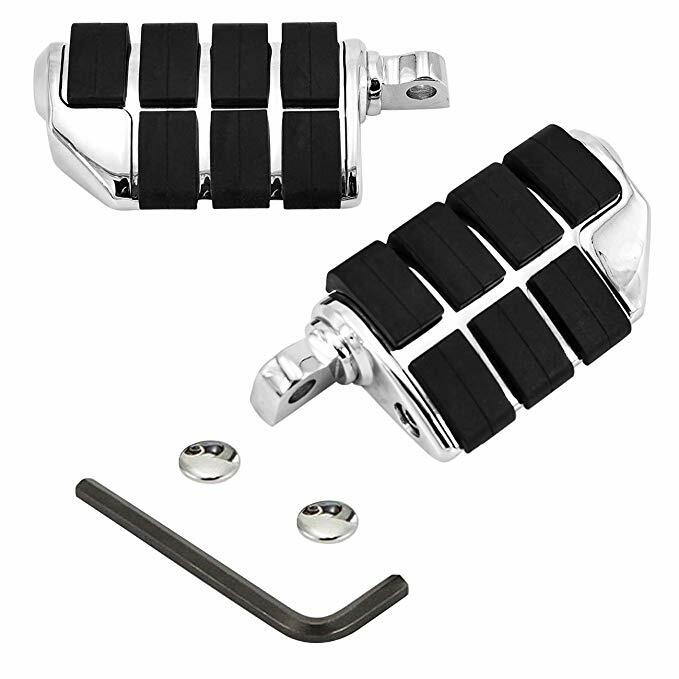 Chrome Motorcycle Highway Foot Pegs Rest Footpegs For Harley