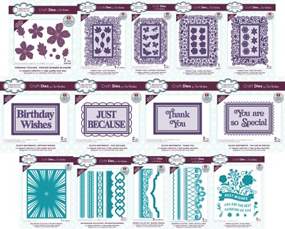 CREATIVE EXPRESSIONS - Sue Wilson Rahmen, Block Spruch, Hintergrund Stanzformen