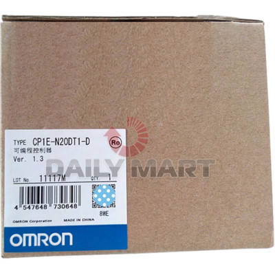 Brand New In Box Omron CP1E-N20DT1-D PLC CPU Unit