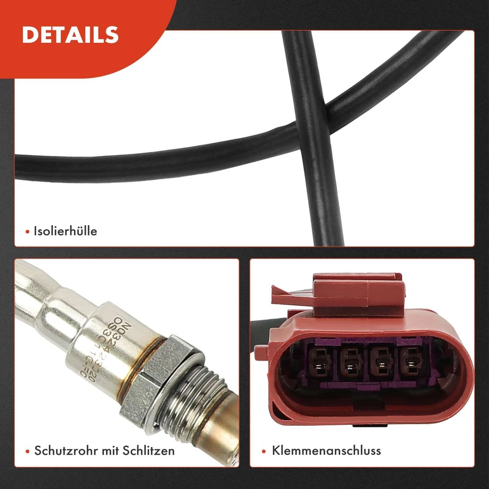 Sonda lambda sonda di regolazione prima del catalizzatore per VW Jetta IV Golf Beetle Skoda Yeti - Immagine 2 di 4
