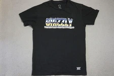 Grizzly Grip Tape Shirt Teen Boys Medium Black Skateboard