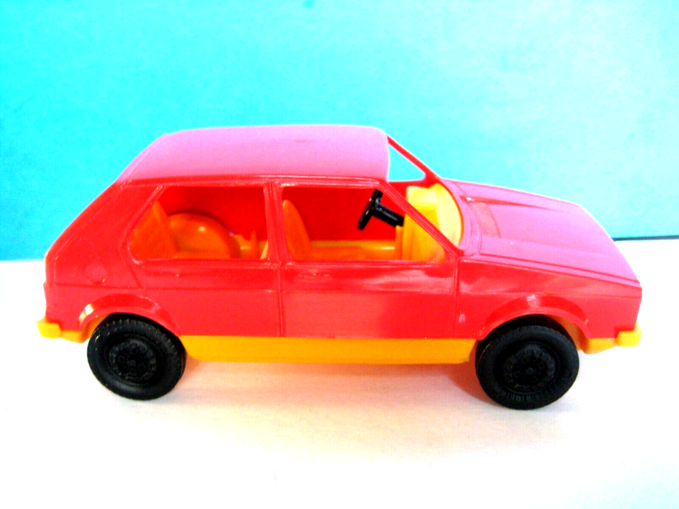 Altes VW Golf 1 Modell W. Germany ,80er J. Plaste Werbemodell aus VW