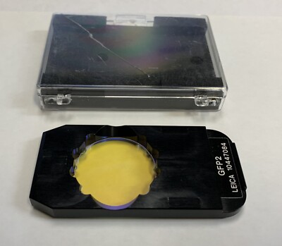 Leica Part # 10447084 Dichroic Mirror Lens  GFP2 for Fluorescence Microscope