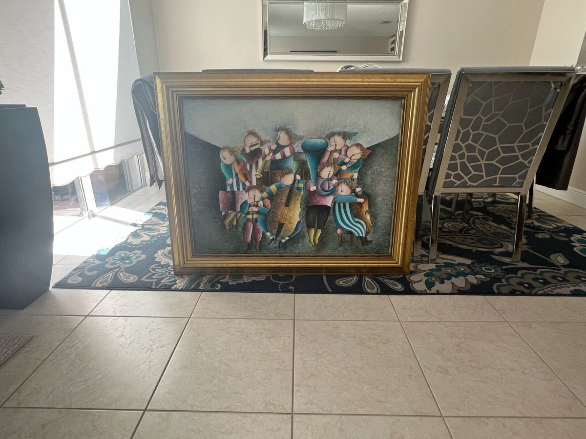 J ROYBAL PAINTING WITH FRAME INCLUDED (39X49 IN) | eBay