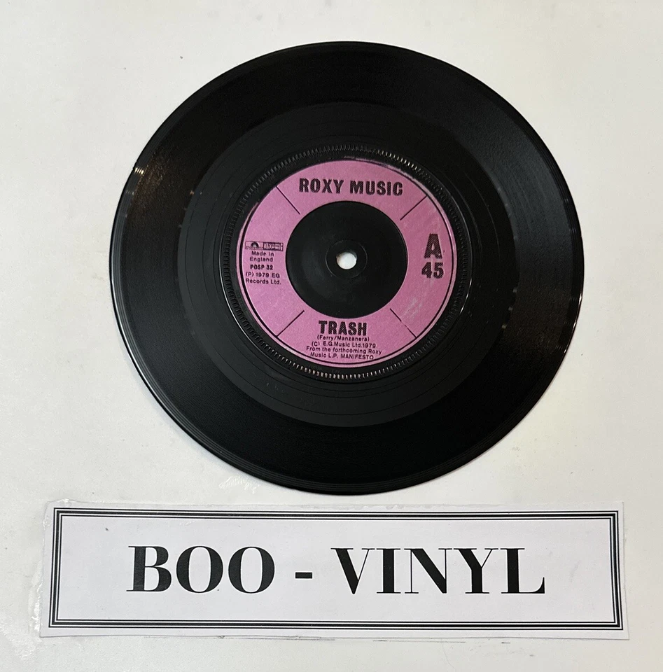 Roxy Music Trash 7" Polydor POSP32 1979 picture sleeve EX / EX Condition - Image 3 of 4