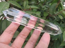12 Sided VOGEL Style Natural Clear QUARTZ CRYSTAL DT POINT Healing 108g