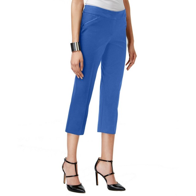 alfani straight leg comfort waist pants