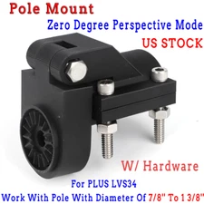 For PLUS LVS34 Mount Zero Degree Perspective Mode 7/8"-1 3/8" Poles W/ Bolts US