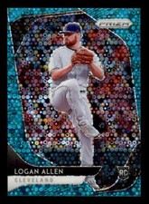 2020 Panini Prizm Prizms Teal Donut Circles #70 Logan Allen RC #15/15 (re 69225)