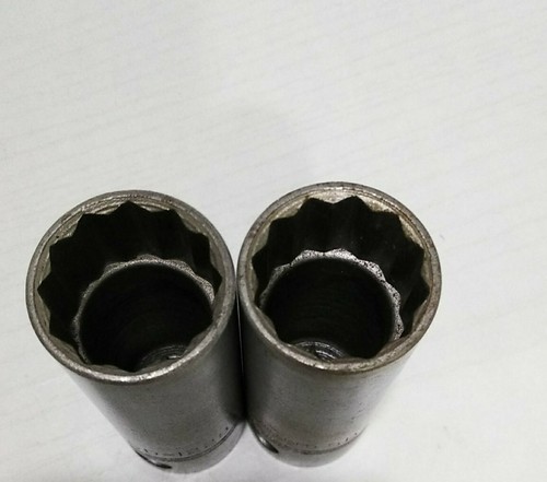 2 WILLIAMS SD-1228 3/8" Deep Impact Sockets 7/8" SAE 12 Point - Picture 2 of 5
