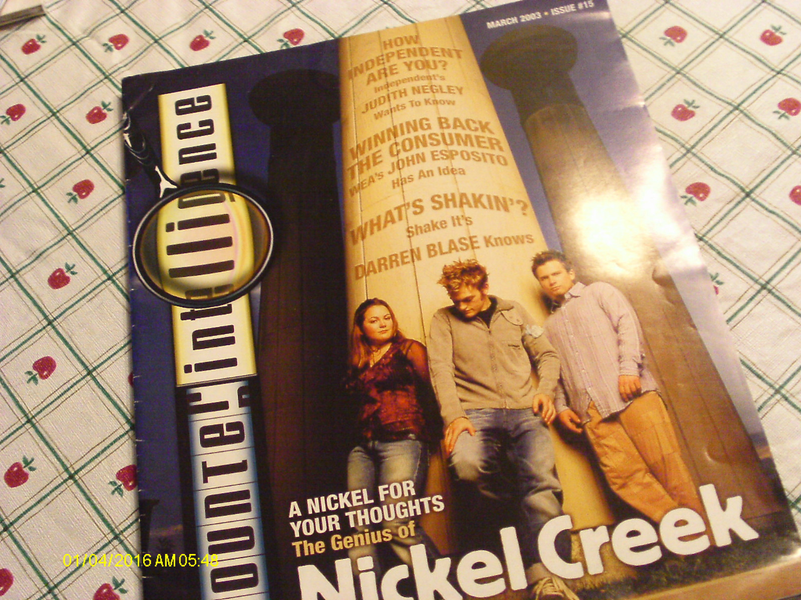 Nickel Creek Covers Counter Intelligence Magazine March 2003 | eBay