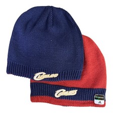 Cleveland Cavaliers Ribbed Knit Embroidered Reversible Beanie Hat Cap