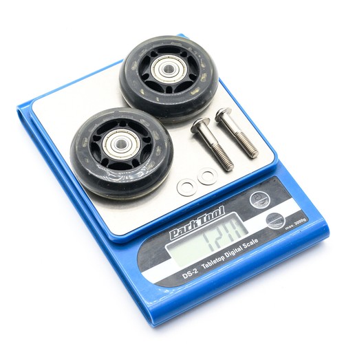 PU Easy Wheels Titanium Bolts For Brompton Bicycle Bike Standard Rack 60x18mm - Picture 6 of 10