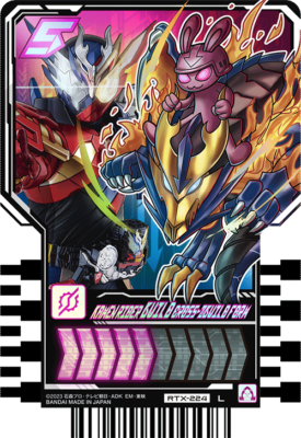 Kamen Rider Guilo Gotchard Ride Chemy card Phase EX02 RTX-224 L