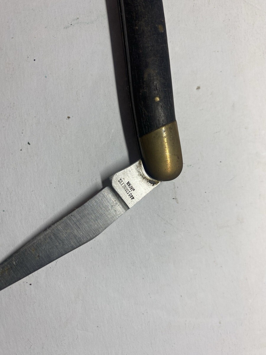 Vintage Explorer 11-176 Japan 2 Place Folding Knife 440 Stainless