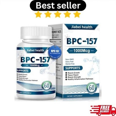 1/2/3bottle BP-157 1000 MCG/ 60 CAPS - LAB/RESEARCH - FREE SHIPPING - DE