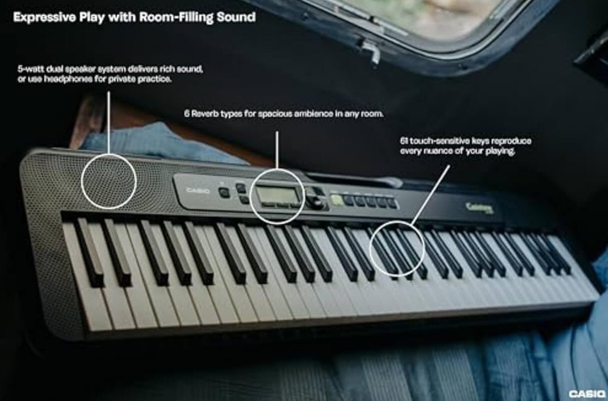 Casio LK-S250 Electronic Keyboard - Black for sale online | eBay