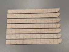 HO Scale Laser Cut Sidewalk Old Pattern - 371 Scale Feet Layout Scenery