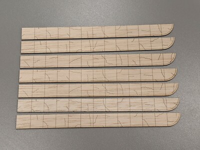 HO Scale Laser Cut Sidewalk Old Pattern - 371 Scale Feet Layout Scenery