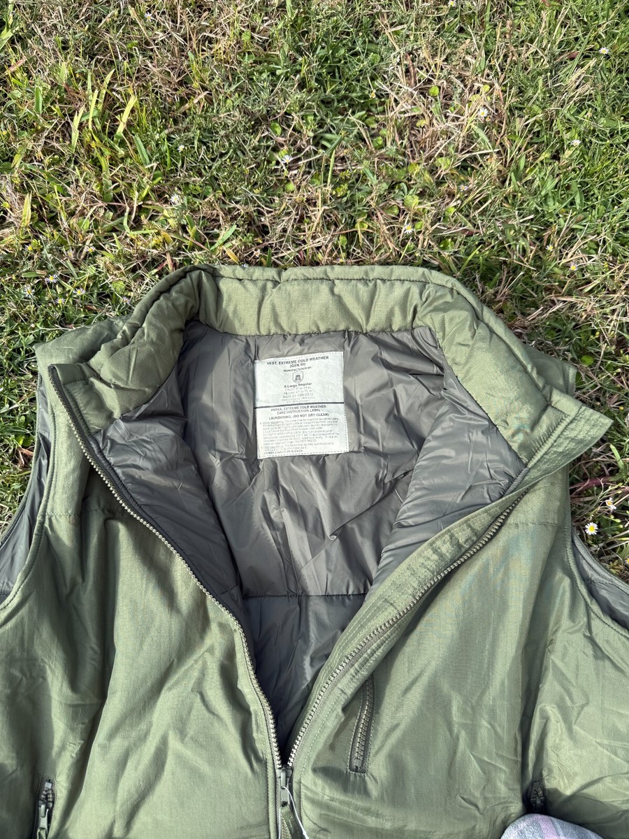 OD Green Level 7 Primaloft Vest Gen III PCU ECWCS USGI Materials
