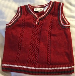 sleeveless sweater for baby boy