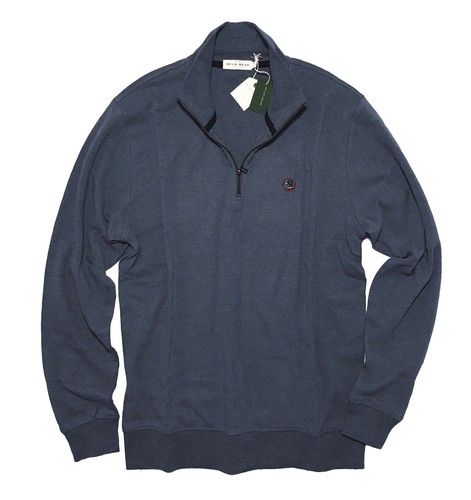 Veste Vintage Années 70 - Bleue Rayée Arc-en-Ciel - Taille L - Nylon Capuche - Occasion