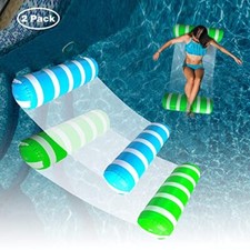 2Pack Water Swimming Pool Float Hammock,Pool Float Lounger,Water Hammock Lounger