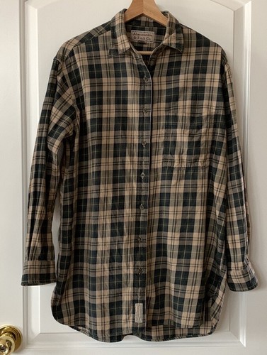 Fitch Flannel Shirt Men's Small Tan 