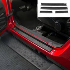 Door Sill Guard Kit for 2007-2018 Jeep Wrangler JK 4Door Entry Guard Accessories