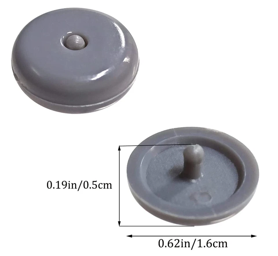 (50 Piezas) Cinturón de Seguridad Coche Botón Hebilla Tope Universal Antideslizante Tapón Gris Foto 2 de 4