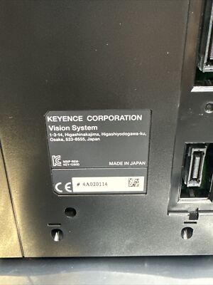 Keyence XG-X2902 Vision System High-Speed 3D/Line Scan Keyence XG-X2902 Vision System High-Speed 3D/Line Scan