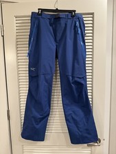 Arc'teryx Sabre Pants Mens Ski/Snowboard, Gore-Tex - Blue Size 33 Reg