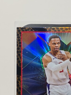 Russell Westbrook 2023-24 Topps Chrome Orange Basketball Refractor