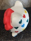 8 inch Sanrio Hello Kitty Hearts Piggy Bank -no stopper — photo 6