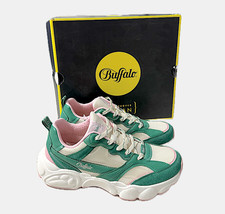 Buffalo bequemer Sneaker aus veganem Material, Damen Sportschuhe