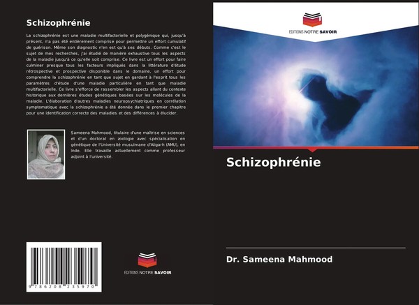 SchizophréNie Sameena Mahmood Taschenbuch FranzöSisch 2024 Editions Notre Savoir-image