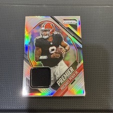2025 Panini Prizm Michael Penix Jr. Premier Silver Jersey Patch #PJY-MPX