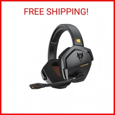 NUBWO Wireless Gaming Headset with Mic for Ps5 Ps4 PC, Zero Interference, 100-Ho