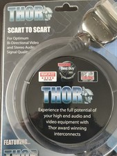 Piombo Scart 3 Metri Thor Scart To Scart Piombo, Ottima Qualità, Mai Aperto