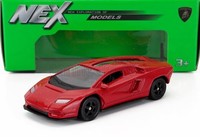 Welly 1/64 Lamborghini Countach Lpi 800 4 2021 Rot Statisches Modell Diecast