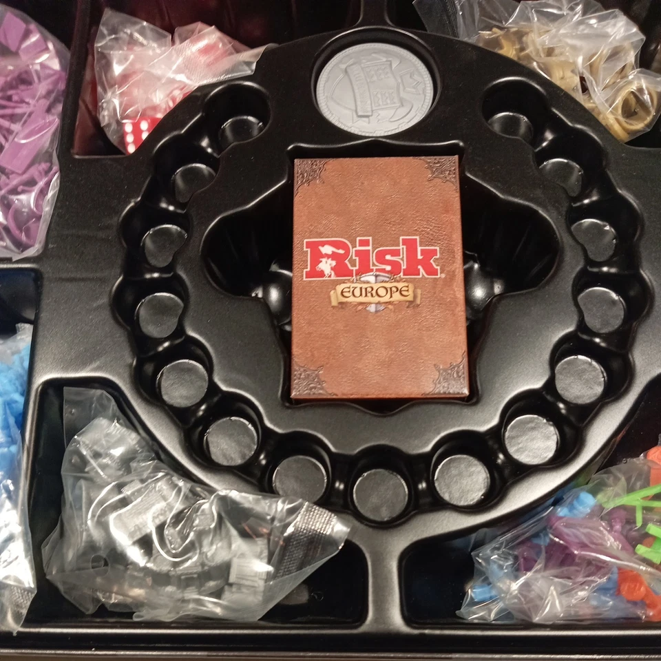 Risk Europe Board Game 2015 Hasbro Medieval Conquest Strategy Game NEW Open Box - Image 4 of 4