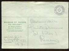 Switzerland Military  WWI Soldier's Mail on Military stationery Envelope
