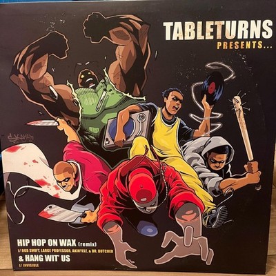 Tabletuns Hip Hop on Wax Remix Vinyl 12'' Single Dr. Butcher Large Professor