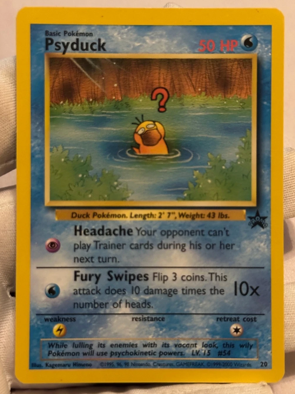 Psyduck - Wizards Black Star Promos #20 Price & Value ($76.50