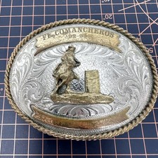 Western Comancheros American Cowboy Cowgirl Horse Riding Belt Buckle USA Made