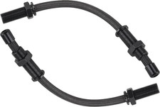 12" Stainless Steel Door Loom  1 Pair Door Wire Loom Protector  Compatible with Ca